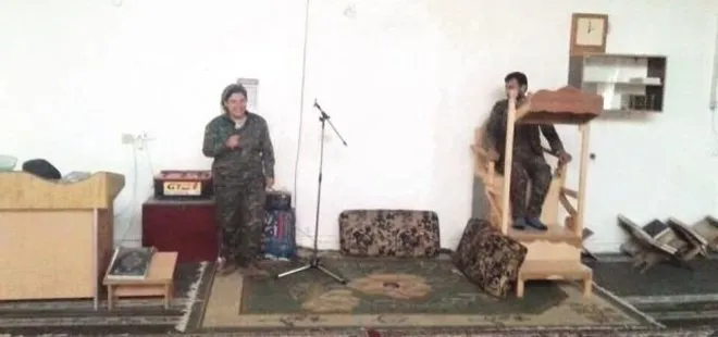 Afrin’de 64 camiyi kapatan PKK, İslami değerlerle alay ediyor!