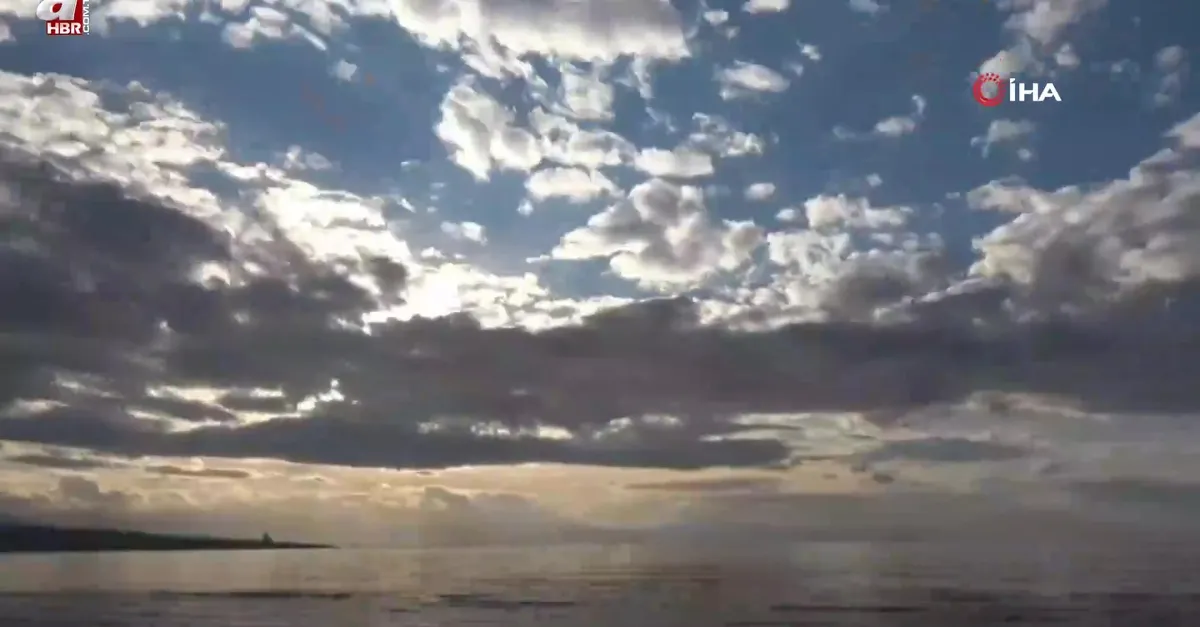 Van semalarında bulut ve ışık şöleni