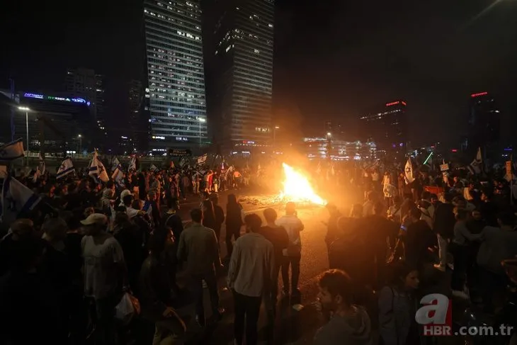 İsrail’de yargı reformu protestoları | Netanyahu’nun evinin önündeki barikat yıkıldı! İç savaş tehlikesi: Yüz binler sokağa döküldü! İşte İsrail’deki son durum
