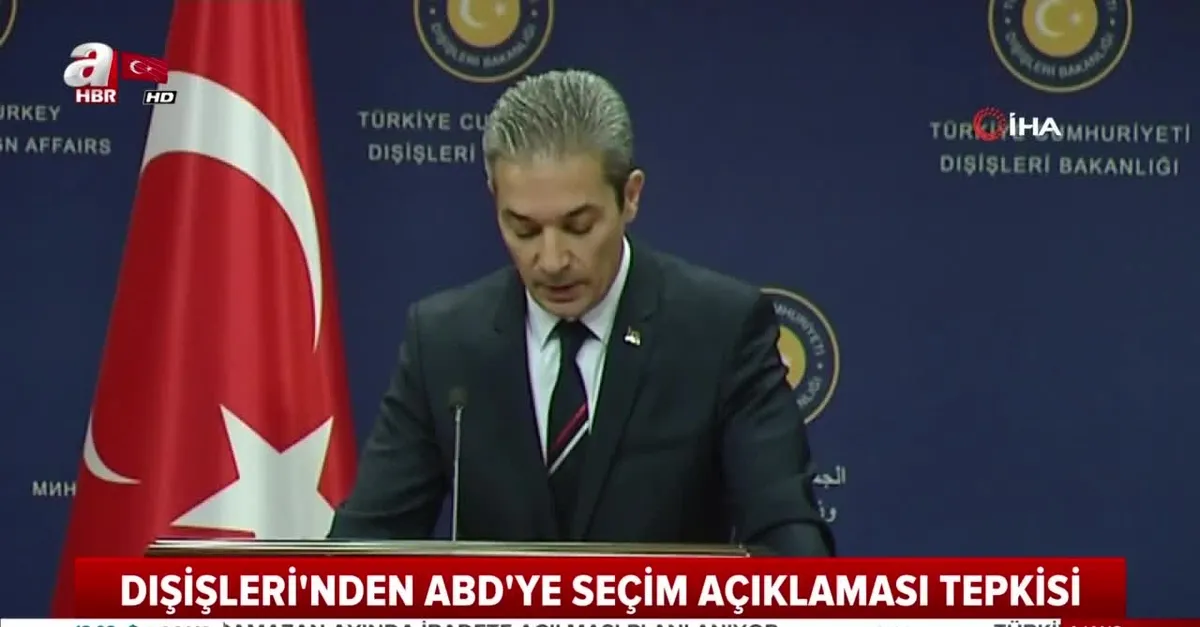 Türk Dışişleri'nden ABD'ye YSK yanıtı | Video