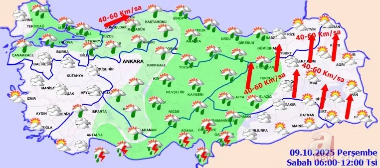 Meteoroloji’den çifte uyarı: Fırtına ve sağanak bir arada! İstanbul, Adana, Rize, Hatay... 10 il için sarı alarm verildi 17