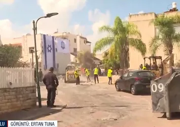 A Haber Hizbullah'ın vurduğu Hayfa'da! İsrail'e 120'den fazla roketli saldırı