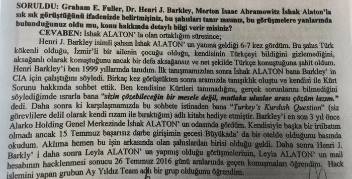 Açık Toplum Vakfı'nın kurucusu İshak Alaton’un çalışanı ifade verdi! Gezi kalkışmasında "Kavala, Alaton, Soros, FETÖ" bağlantısı! - 1