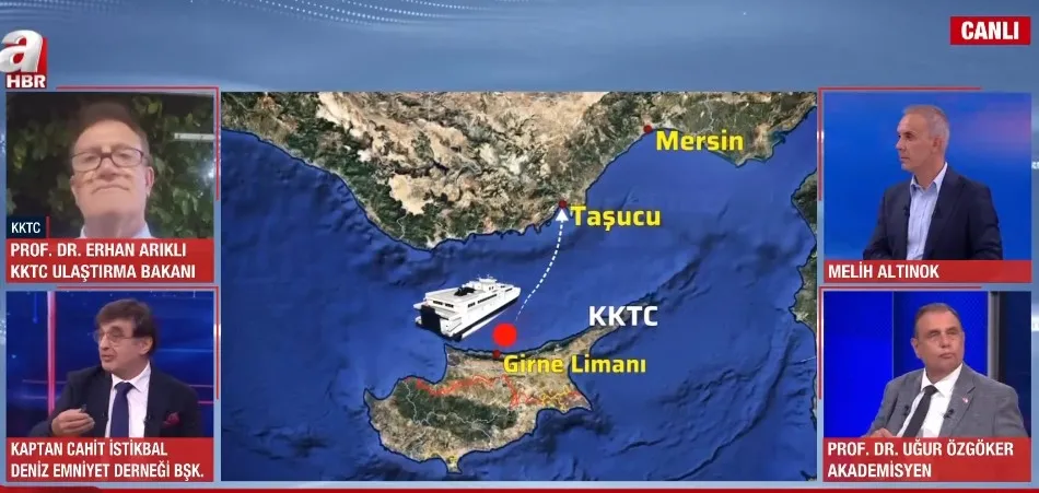 KKTC Ulaştırma Bakanı Arıklı A Haber'de: Gemi işletmesinin tüm izinleri iptal edildi - 2