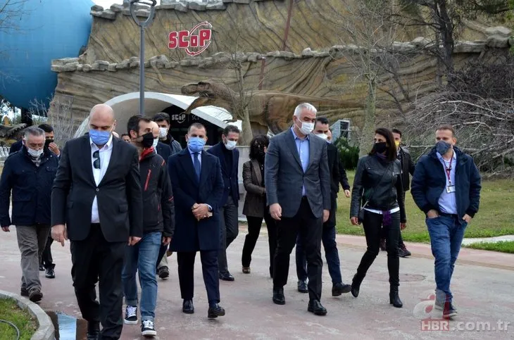 Kültür ve Turizm Bakanı Mehmet Nuri Ersoy, Jason Statham ve Guy Ritchie ile bir araya geldi