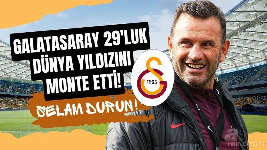 Galatasaray 29'luk dünya yıldızını monte etti! Yeni orta sahaya selam durun 1