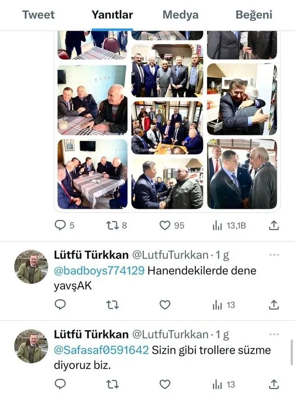 İYİ Parti'nin küfürbaz vekili Lütfü Türkkan yine haddini aştı! Hakaret etmek için Akşener'den özel teşvik mi alıyor: "Yavşak-süzme"