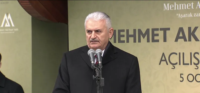 Başbakan Yıldırım'dan "Mehmet Akif İnan" mesajı