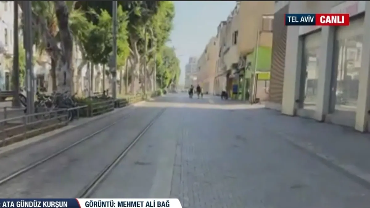 İsrail-İran savaşı Tel Aviv sokaklarına yansıdı! Sığınaklara kaçtılar kentte sessizlik hakim