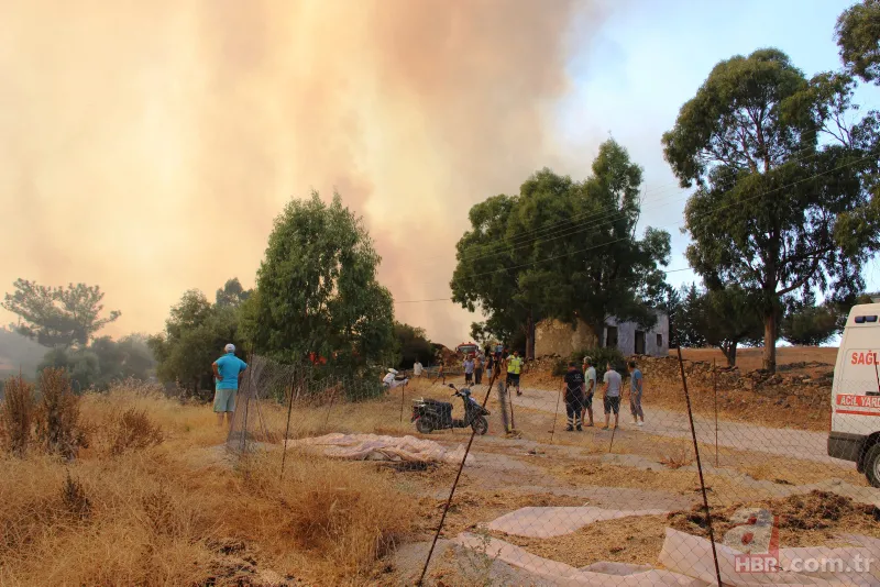 Muğla'dan art arda yangın haberleri! Köylüler evlerini terk ediyor 9