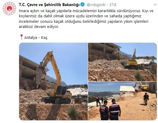 Son dakika: Çevre ve Şehircilik Bakanlığından imara aykırı ve kaçak yapılar hakkında açıklama