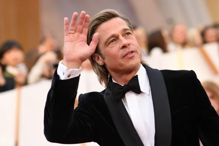 Oscar kazanan Brad Pitt’ten Trump’a gönderme