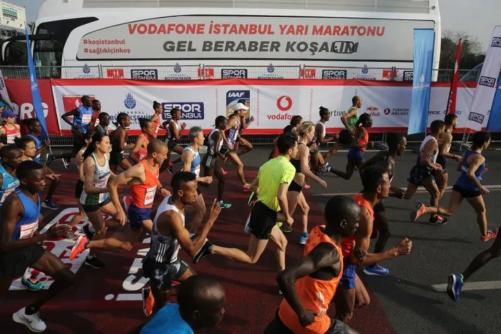 Vodafone İstanbul 14. Yarı Maratonu’na Kenya damgası
