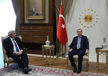 Cumhurbaşkanı Erdoğan Lemierre'i kabul etti