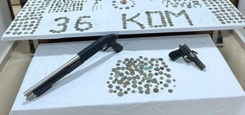 Kars’ta tarihi eser operasyonu: 632 adet obje ele geçirildi