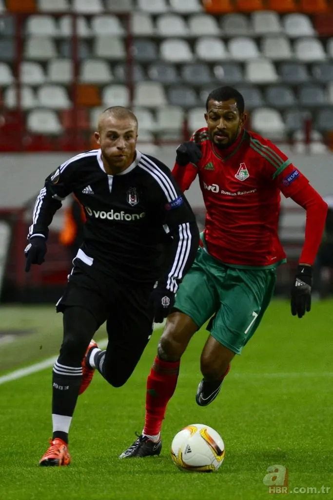 Lokomotiv Moskova - Beşiktaş maçından kareler 24