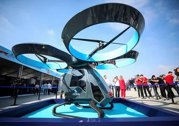 Uçan Araba Cezeri TEKNOFEST'te
