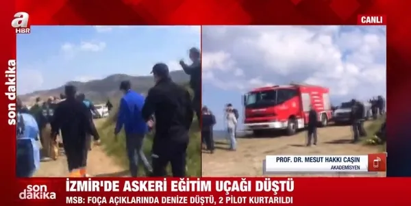 Son dakika: İzmir’de askeri uçak düştü! İşte kazanın nedeni