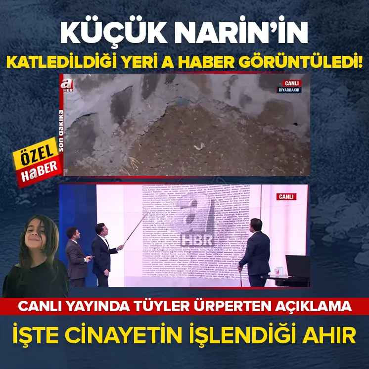İşte minik Narinin katledildiği yer!