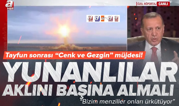 Cenk ve Gezgin yolda! Yunana korku salacak