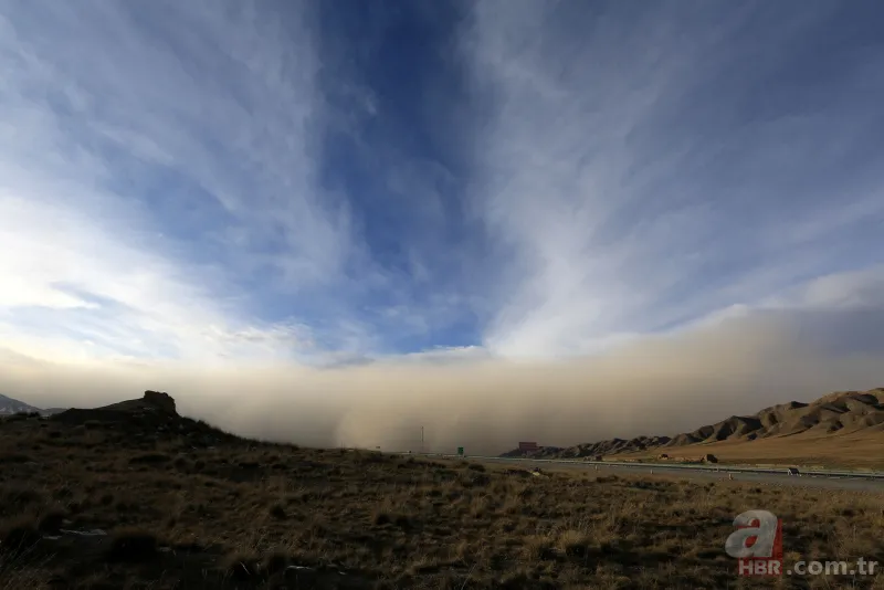 Çin'i kum fırtınası vurdu 1