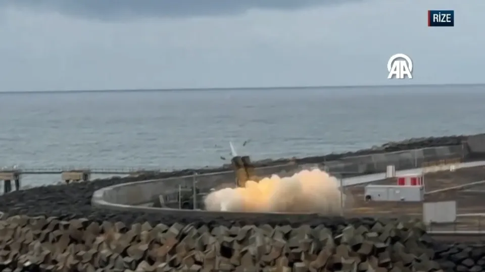 Tayfun’un yeni test atışı Rize’de yapıldı