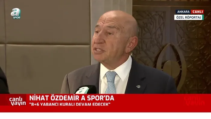 Süper Lig’de yabancı kuralı değişecek mi? Yayıncı kuruluş beIN Sports ile anlaşma sürecek mi? TFF Başkanı Nihat Özdemir açıkladı