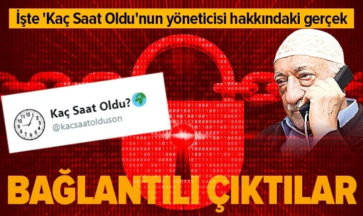 ’Kaç Saat Oldu’ isimli hesabın yöneticisi Hüseyin Yılmaz’la ’Ankara Kuşu’ adlı hesabı kullanan Oktay Yaşar’ın bağlantısı çıktı