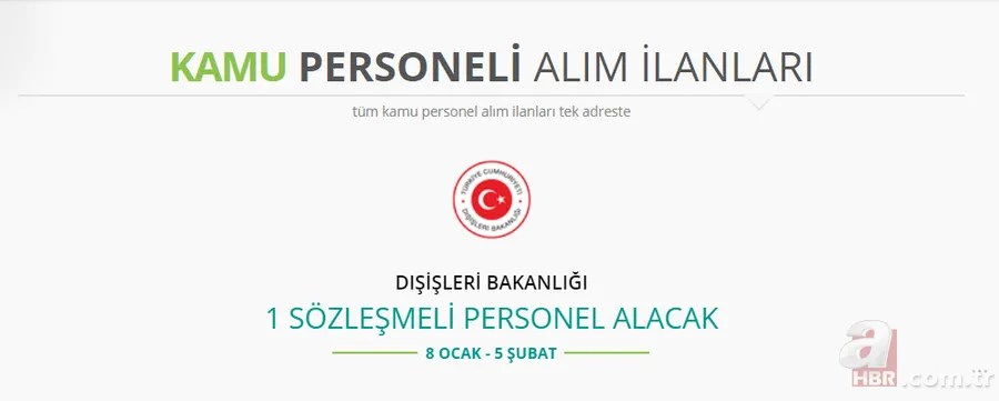 Kamuya memur alımı 2019! İşte başvuru şartları 3