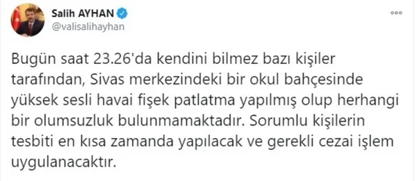 Son dakika | Sivas’ta bomba paniği! Sivas Valisi Salih Ayhan açıklama yaptı - 3