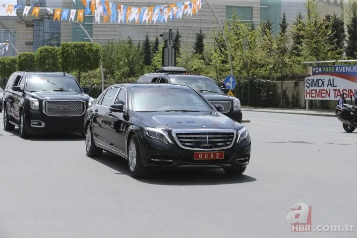 Cumhurbaşkanı Erdoğan, AK Parti Genel Merkezi'ne böyle geldi 10