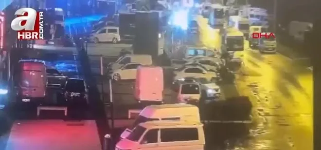 İstanbul Bağcılar’da araç kiralayıp otomobilin konsolunu çalanlar kamerada