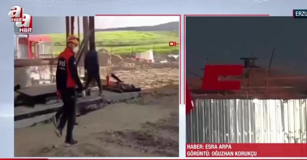 Erzurum'daki asfalt tesislerinde patlama