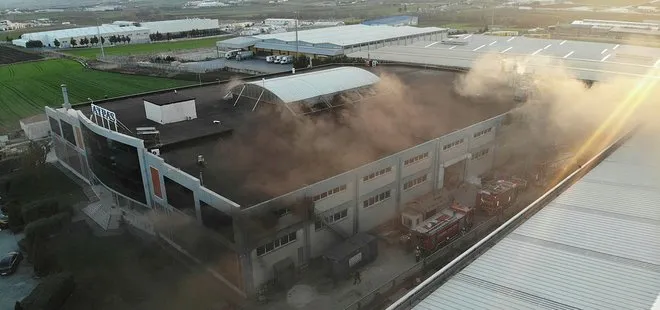 Son dakika: Çatalca’da fabrika yangını