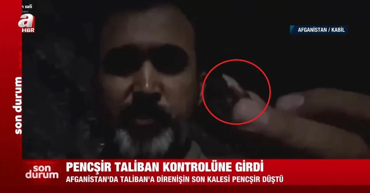 A Haber canlı yayınında yorgun mermi şoku | Afganistan'da Taliban Pencşir'i ele geçirdi