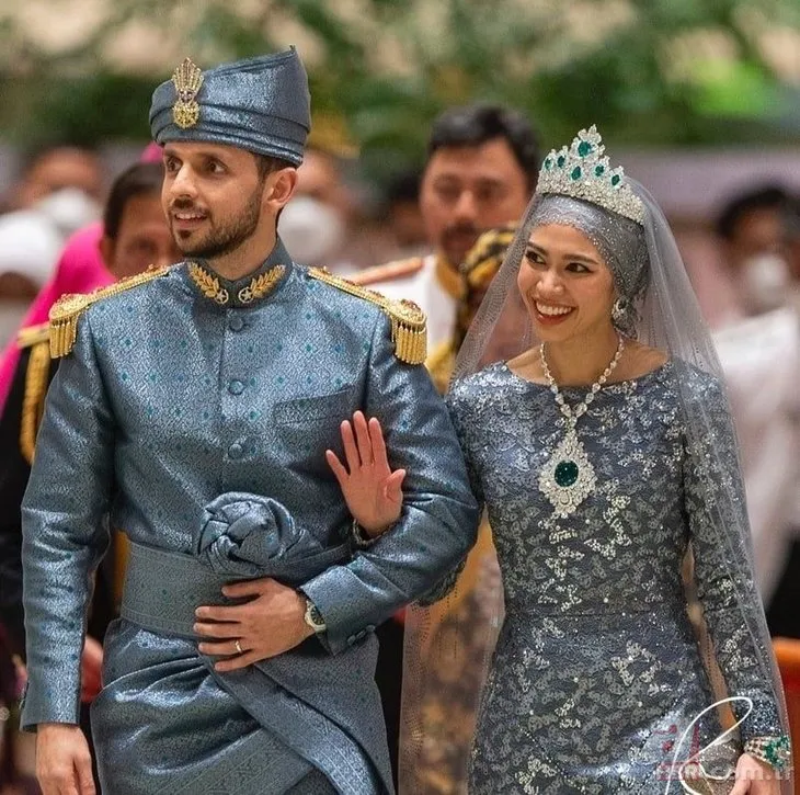 Brunei Sultanı Bolkiah’ın kızı Fadzillah Lubabul ile Iraklı El Haşimi’nin ihtişamlı düğünü bir hafta sürdü! İşte dünyanın en şanslı erkeği