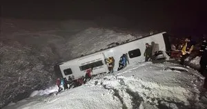 Bingöl’de katliam gibi kaza!