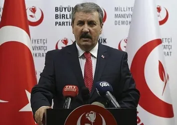 BBP Genel Başkanı Destici'den 'af' açıklaması