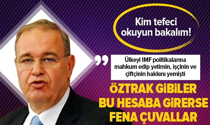 Sabah gazetesi yazarı Dilek Güngör: Kim tefeci okuyun bakalım
