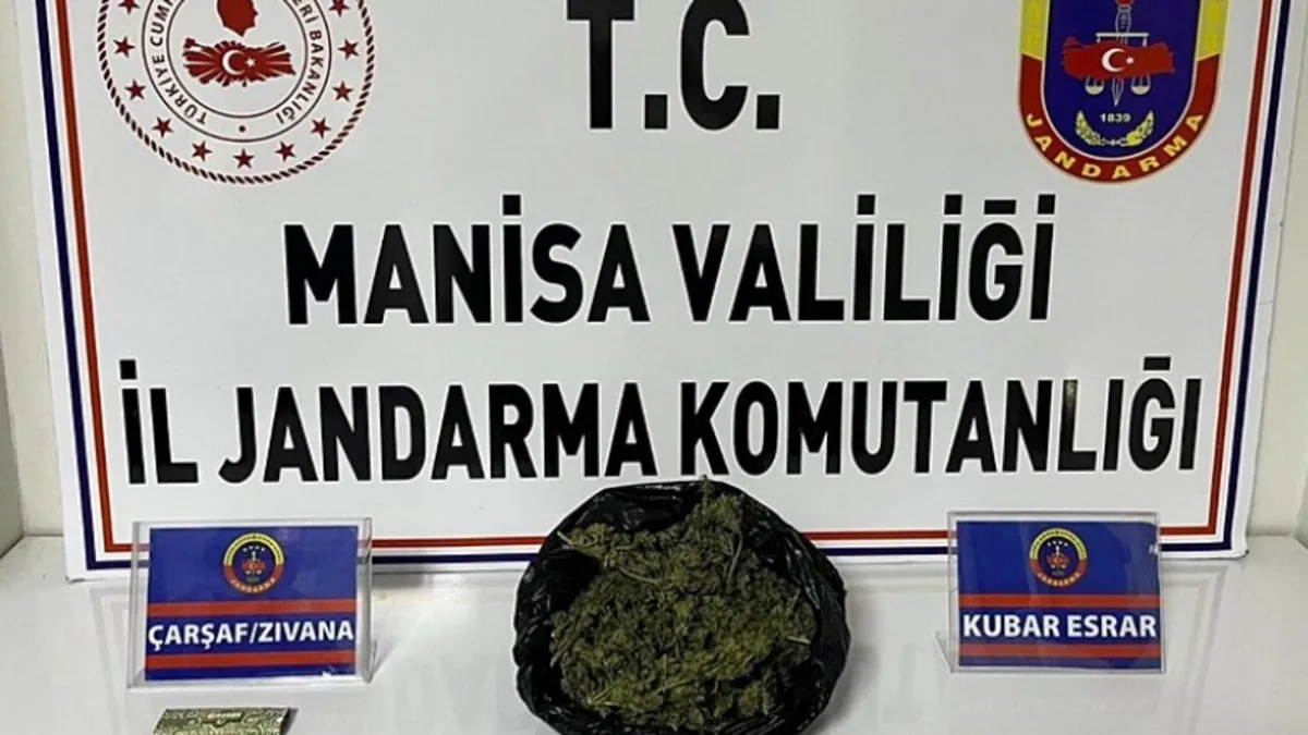 Manisa'da uyuşturucu ticaretine yönelik operasyon: 1 şüpheli gözaltına alındı