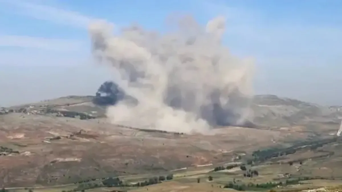 Katil İsrail'den Lübnan'a hava saldırısı!