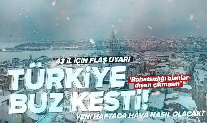 SON DAKİKA! Meteoroloji 5 günlük hava tahmin raporunu açıkladı! 43 il için uyarılar peş peşe geldi | Yeni haftada hava nasıl olacak?
