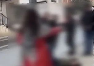 Taciz iddiasına meydan dayağı! O anlar kameraya yansıdı