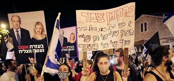 İsrail’deki Netanyahu karşıtı gösteriye binlerce kişi katıldı