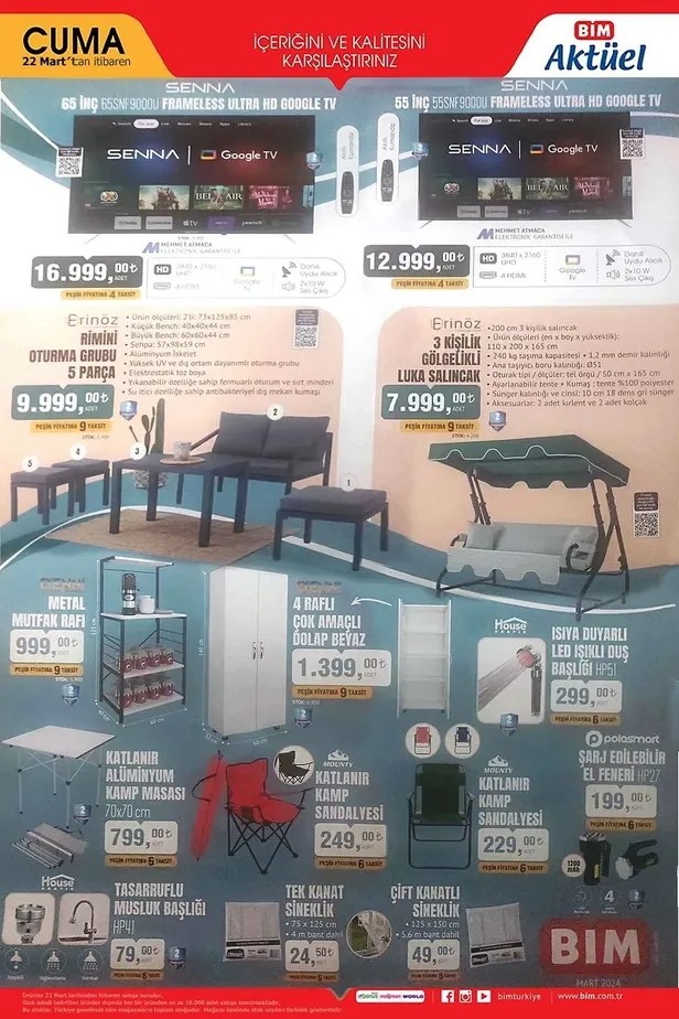 22 Mart 2024 BİM aktüel ürünler kataloğuyla hangi ürünler indirime girdi? BİM’dee Kaan Çapa Makinesi uygun fiyata satışta!