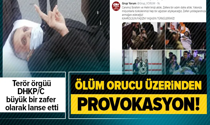 Ölüm orucu üzerinden provokasyon!
