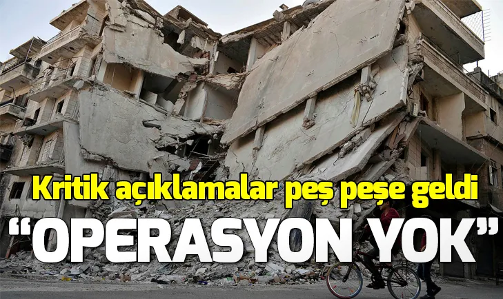 İdlibe askeri operasyon yapılmayacak