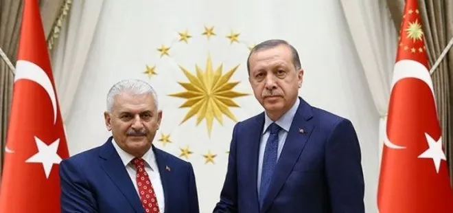 Başkan Erdoğan Binali Yıldırım’ı tebrik etti