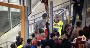 Roma ile Palermo taraftarı arasında ilginç takas