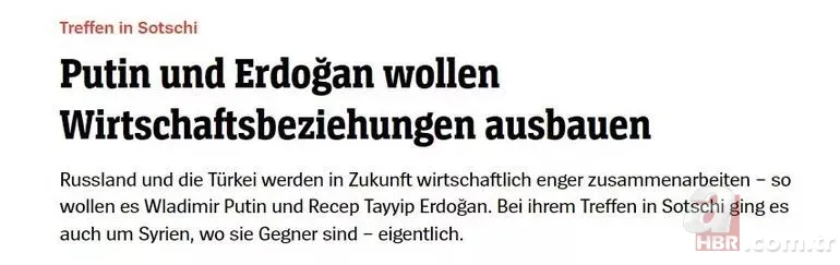 Dünyanın birinci gündem maddesiydi! Başkan Erdoğan ve Putin'in Soçi zirvesi manşetlerde: Türkiye etkisini kanıtladı 3